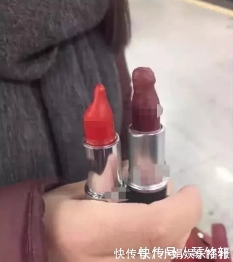 女生们|女生涂口红的习惯,取决于口红的形状,网友:全都是杰作