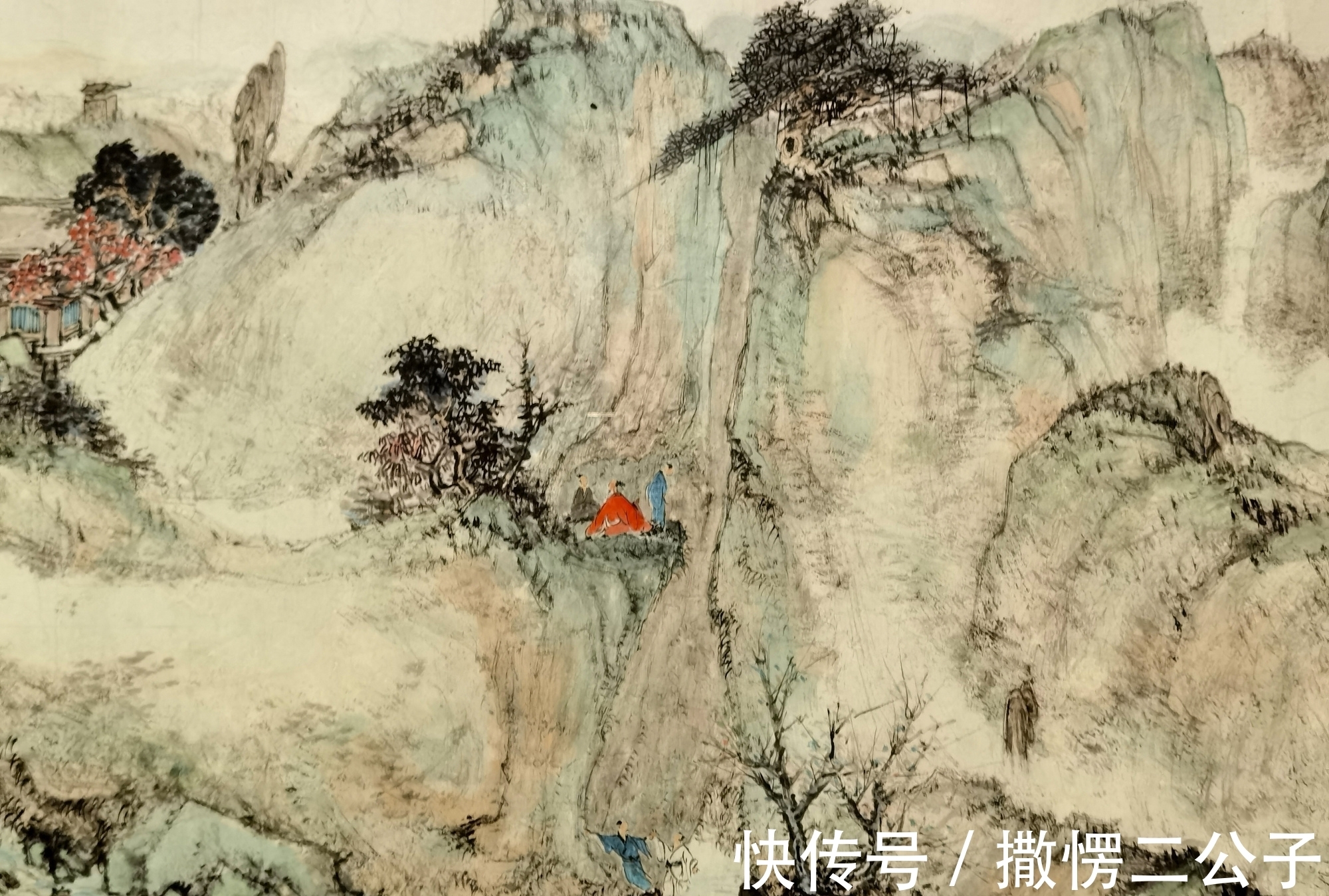 绘画$原创散文:武汉美术馆观大家傅抱石作品