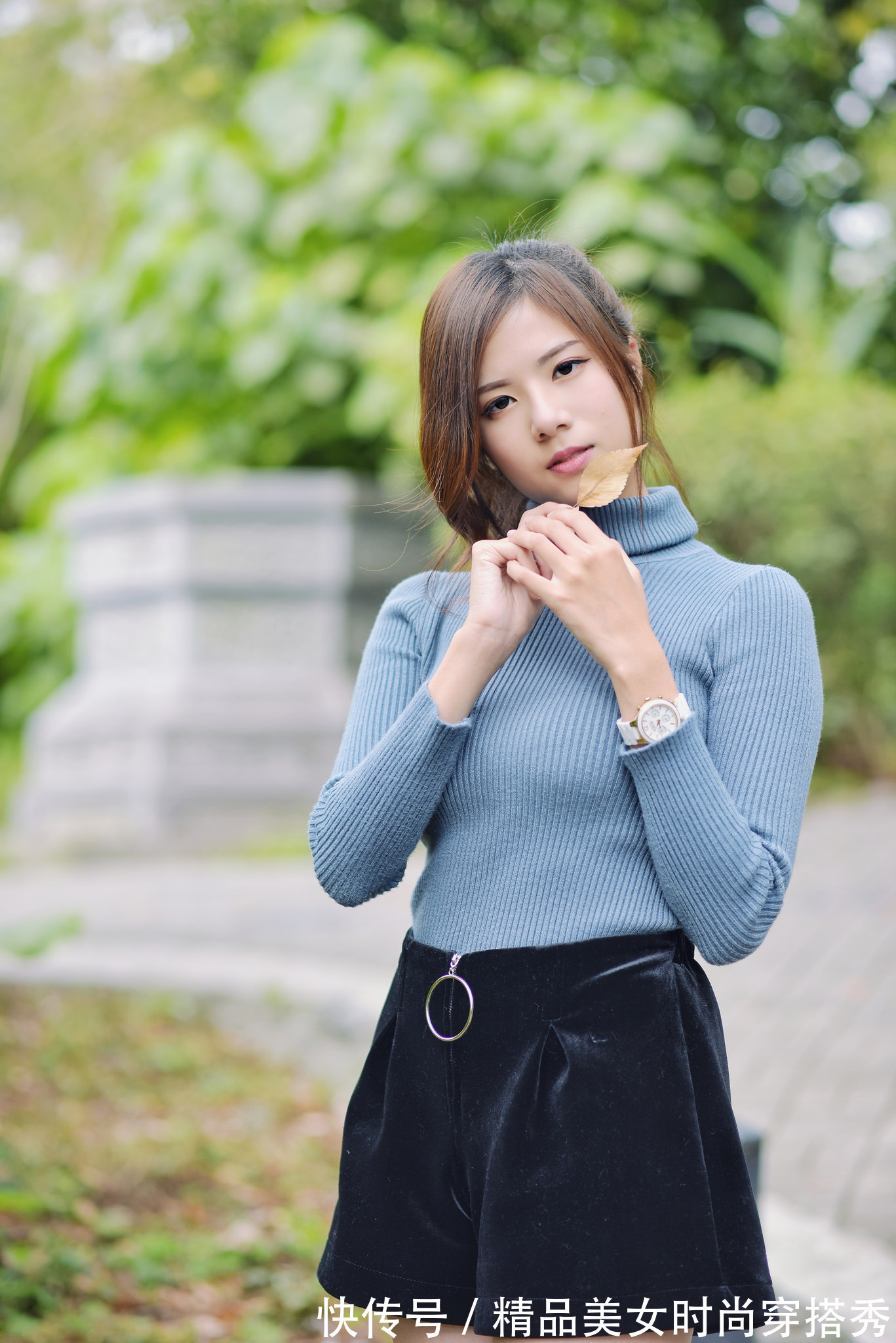 mm们|极简针织衫+短裤,尽显女性知性优雅的华丽姿态