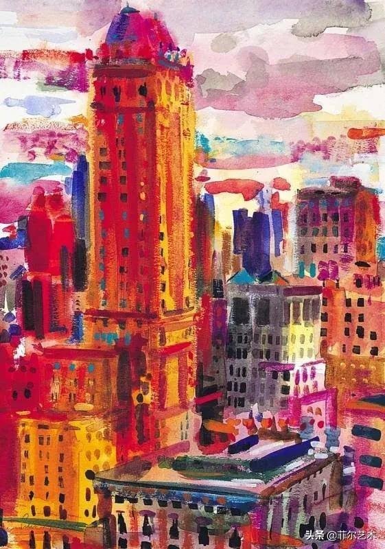 色彩!「油画欣赏」生动鲜明的色彩,一种独特的华丽风格