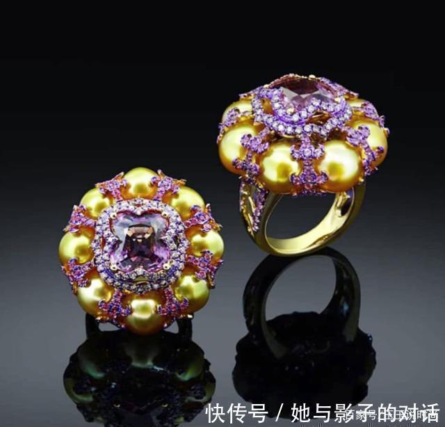 栩栩如生|菊花首饰栩栩如生,美轮美奂。当珠宝变成植物的时候,太神奇了!