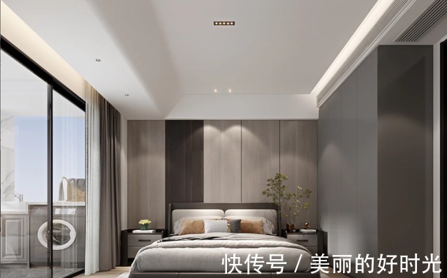 悬浮吊顶|130m极简风+无主灯,悬浮吊顶设计!