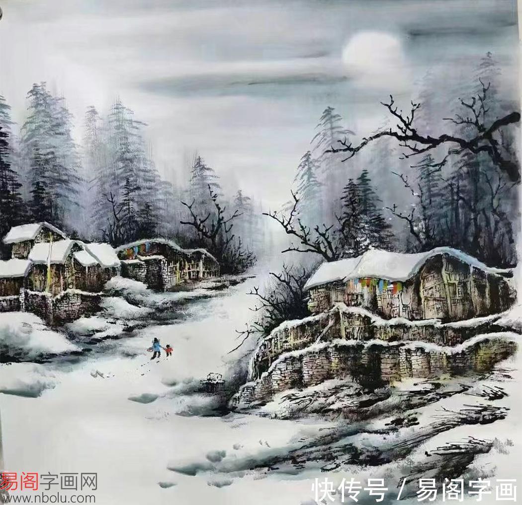 画家|画家周国民 用彩墨绘出无声的诗