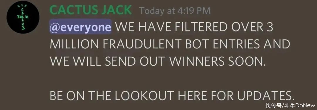 突袭|travis scott 手撕300万 bot！倒钩中签不再难了？