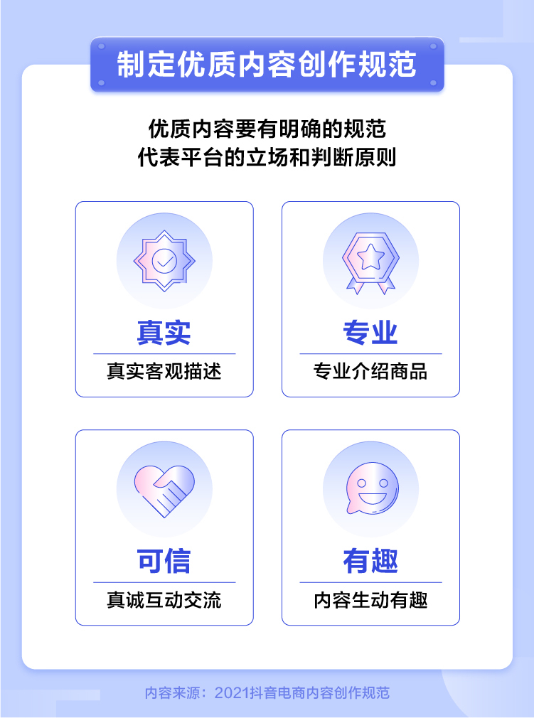 电商|抖音电商发布内容创作规范 鼓励带货达人生产优质内容