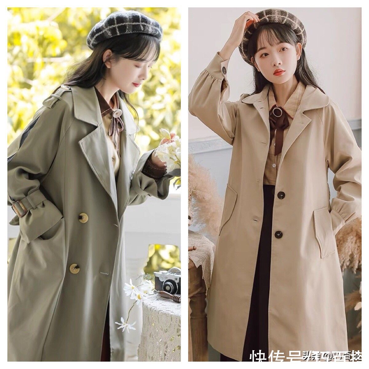 气质|风衣真是“外搭天花板”，高级的气质，显瘦的能力，一步到位