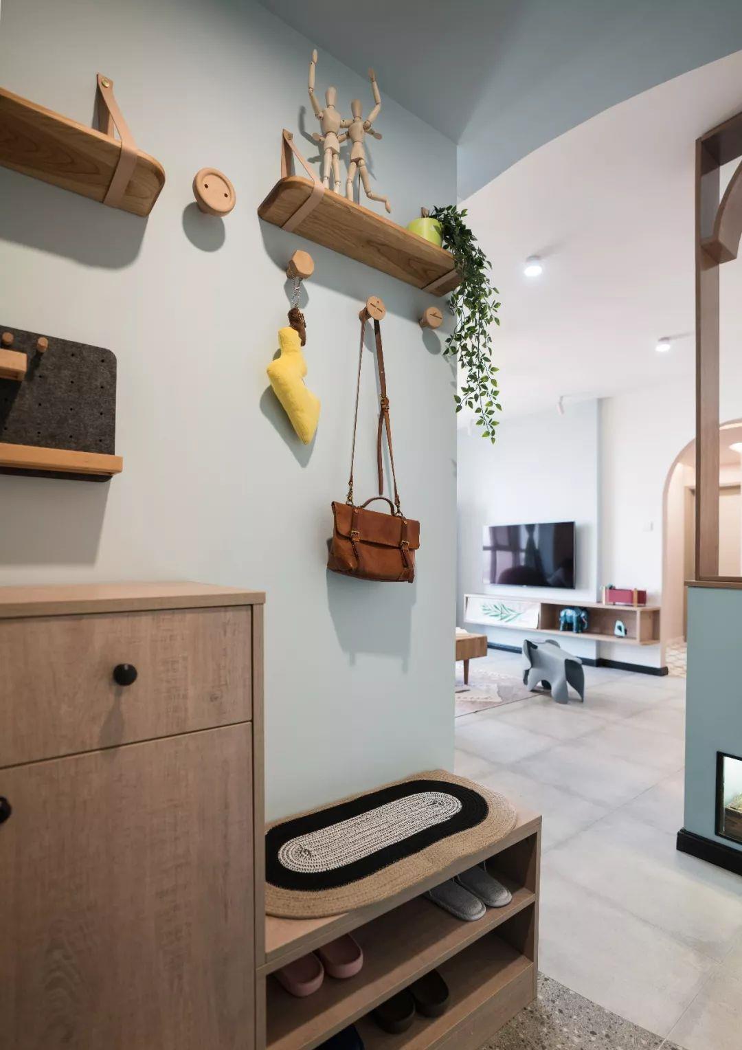 户型|小户型没玄关怎么办？建议这么做个“假玄关”，穿衣换鞋都方便！