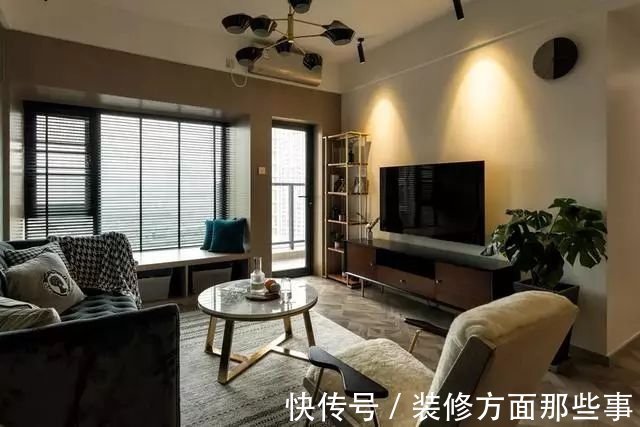 丝绒|86平深色系混搭风小三居,不仅复古风味道还很时尚
