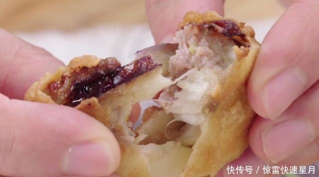 鲜香味美的香酥茄盒，荤素搭配，简单营养，老少皆宜的美食