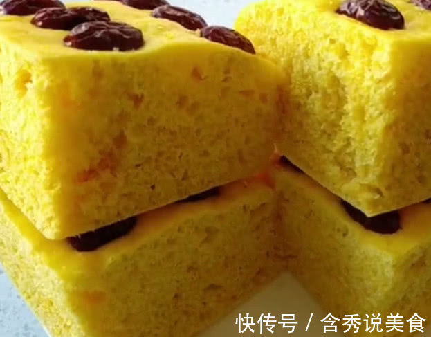 家里剩半个南瓜，妈妈加2个鸡蛋，手不沾面，做出美味儿子抢着吃