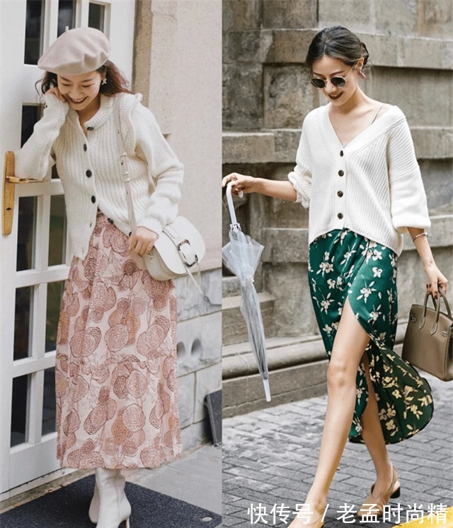 领口|秋天别只会穿卫衣了,这种“奶奶衫”时髦百搭又显气质