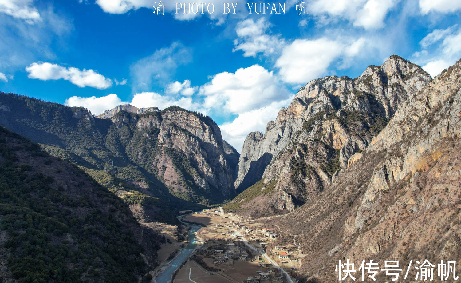 景美人|藏在西藏大山里的吉荣大峡谷，两边都是4000米高山，比三峡还险