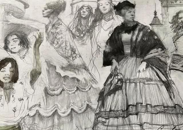 作品|养眼的素描应该是什么样子的,看看大师作品就知道了