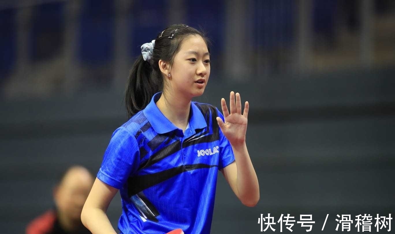 美少女|休斯敦世乒赛第一美少女出局,2个哥哥和爸爸都是乒乓球爱好者