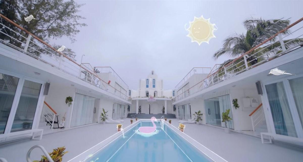 露臺|9人在三亞的城堡相處15天,享受C位超大泳池,這個戀愛綜藝太會了