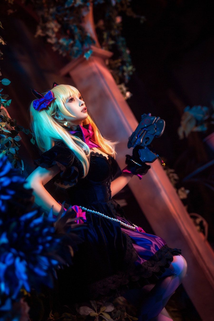va|cosplay：《守望先锋》D.va 黑猫@Mio-十一