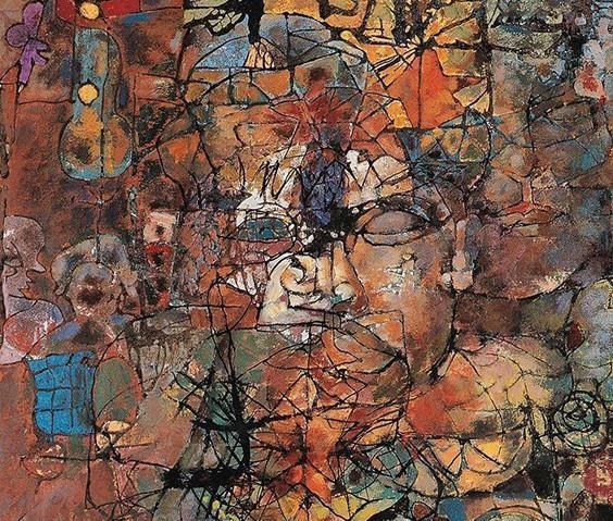 北京荣宝#此人被誉“当代画圣”,书画作品卖28万,网友:鬼画符,看不懂