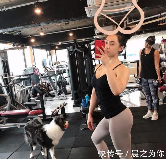 狗狗|21岁健身房美女,练出绝美曲线身材,网友大喊:中国版卡戴珊!