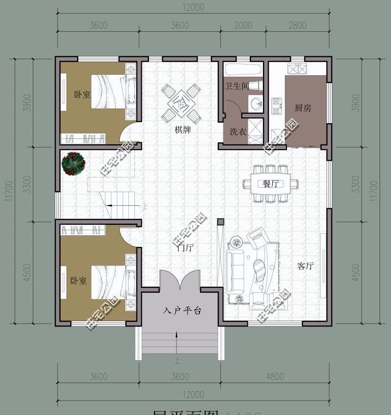 中式|农村盖房选这6套户型就够了,中式欧式全都有,建好就是人生赢家