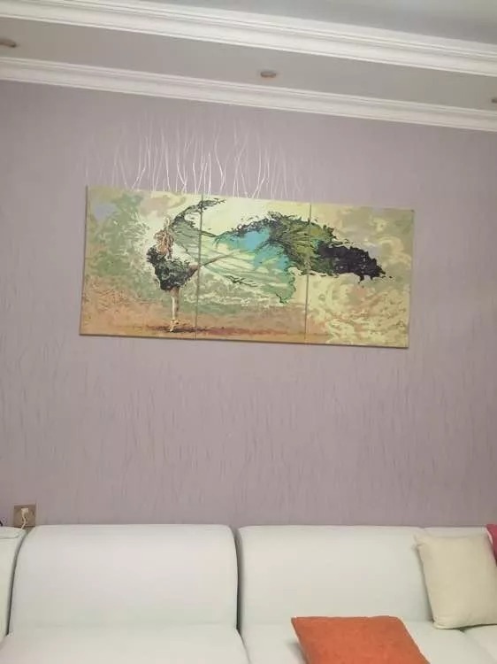 通风|新房通风两个月,打扫干净准备入住,效果太漂亮了,电视墙很满意