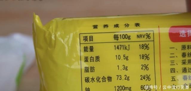 购买的时|买挂面时一定注意,包装袋上暗藏乾坤,这么多年才知道,涨知识了