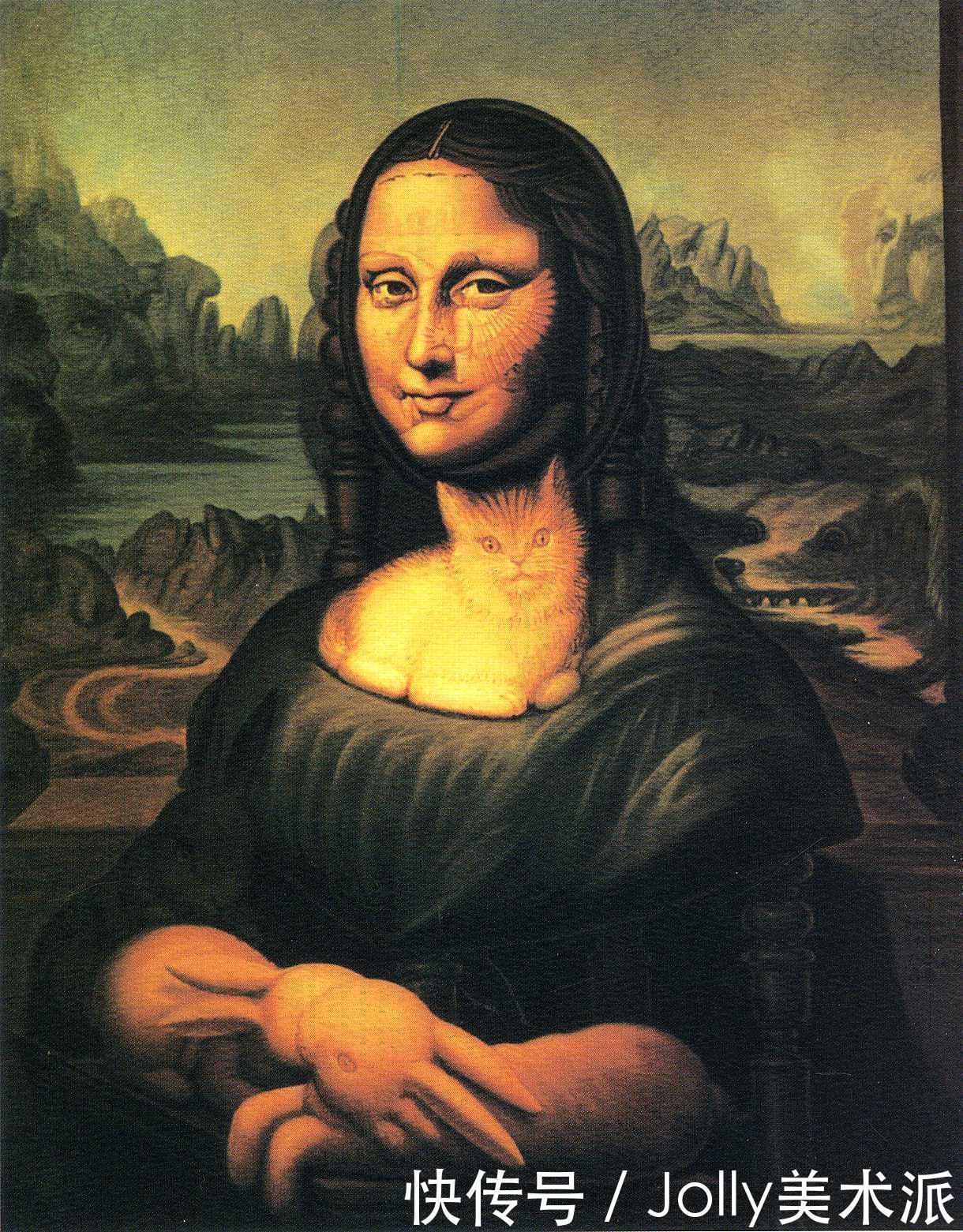 被艺术家玩坏的《蒙娜丽莎》,这脑洞也太大了吧