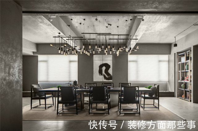 三居室|120平高级灰三居室，看似简单却不乏高级