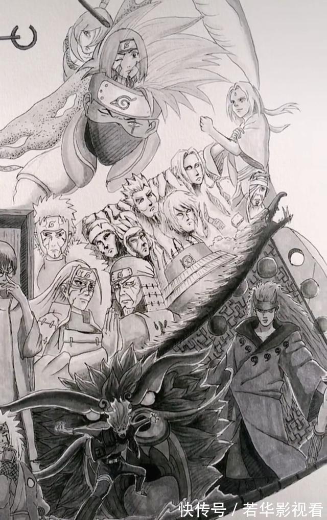 宇智波鼬|网友手绘一幅漩涡鸣人,拍卖1.4万,多人求购,网友:值这个价