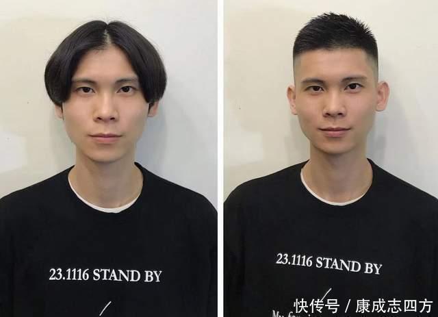 短发|男生剪对发型很重要,试试清爽的短发,剪完比刘海发型帅多了