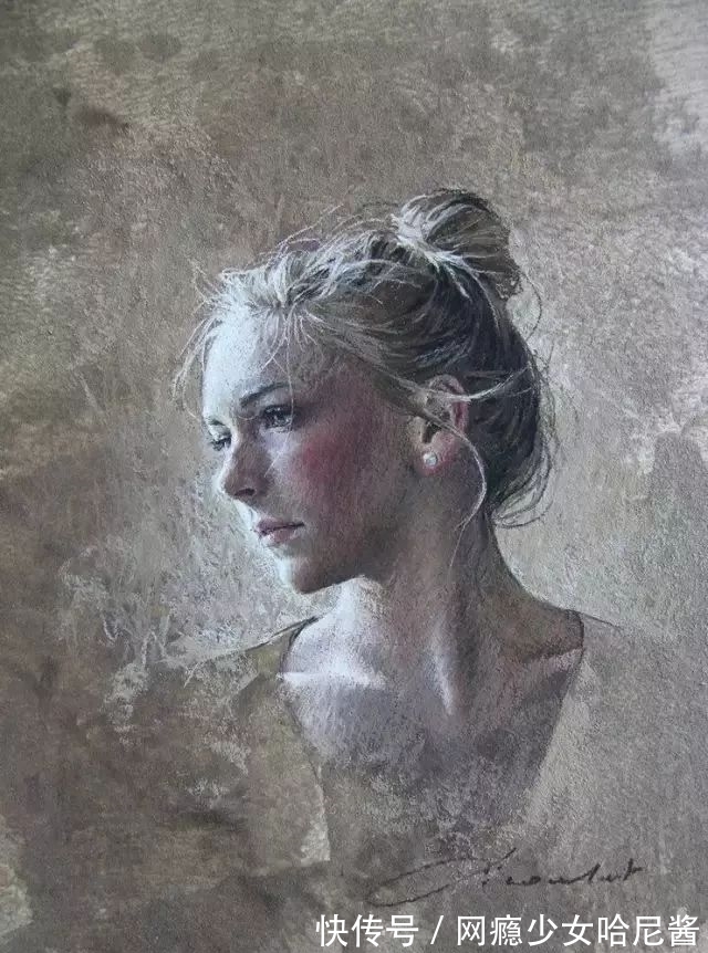 画种|赏心悦目，活色生香——女画家色粉笔下极致唯美的女性人体肖像