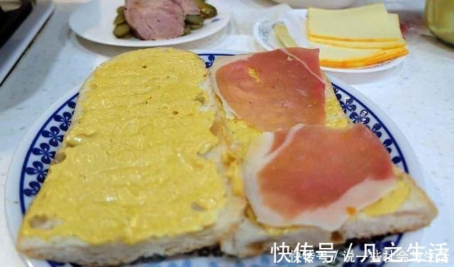 咸肉|吃三明治，最喜欢古巴的这做法，天天吃不够，一个下肚，又香又饱
