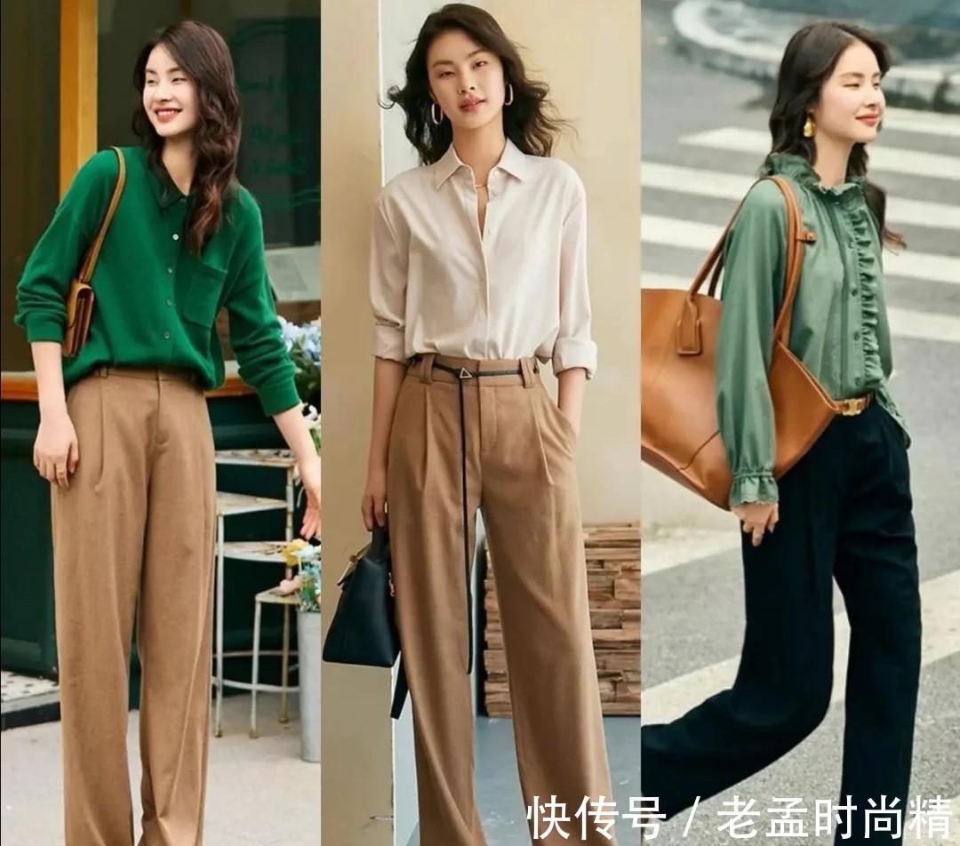 穿搭 用“一裤多搭法”太实用了,大气高级
