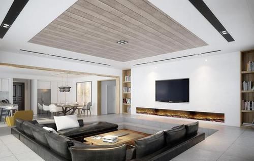 老公|老公坚持把客厅“下沉”45cm,完工太惊喜,沙发都不用买了