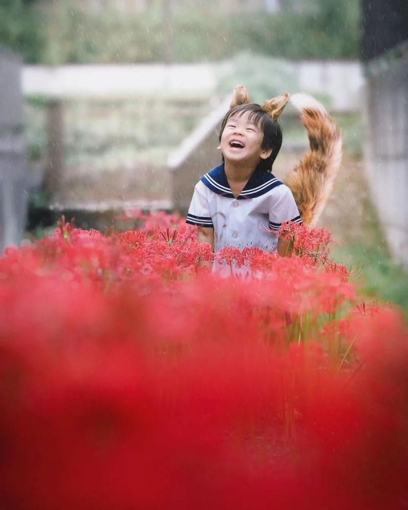 梦幻|童年照片不再是“黑历史”！日本妈妈给孩子P出“梦幻大片”