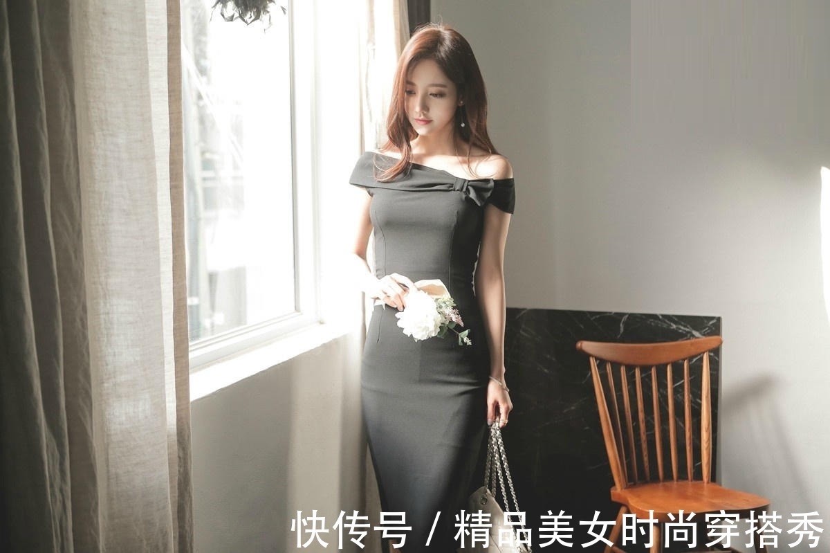 连衣裙|黑色高跟鞋搭配黑色连衣裙简约又大方，整体的色彩沉闷却不失优雅