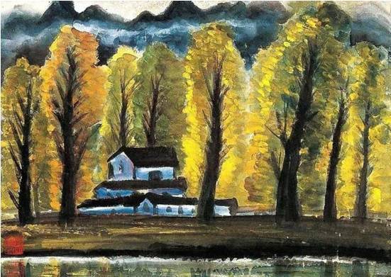 画幅$这两位大师笔下的秋色,梦幻迷离,思念无限