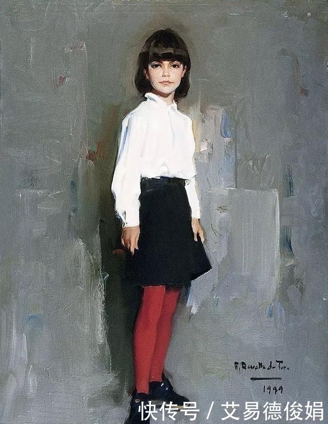 马拉加#他被指定为西班牙国王和王后的肖像画官方画师，擅长画美人