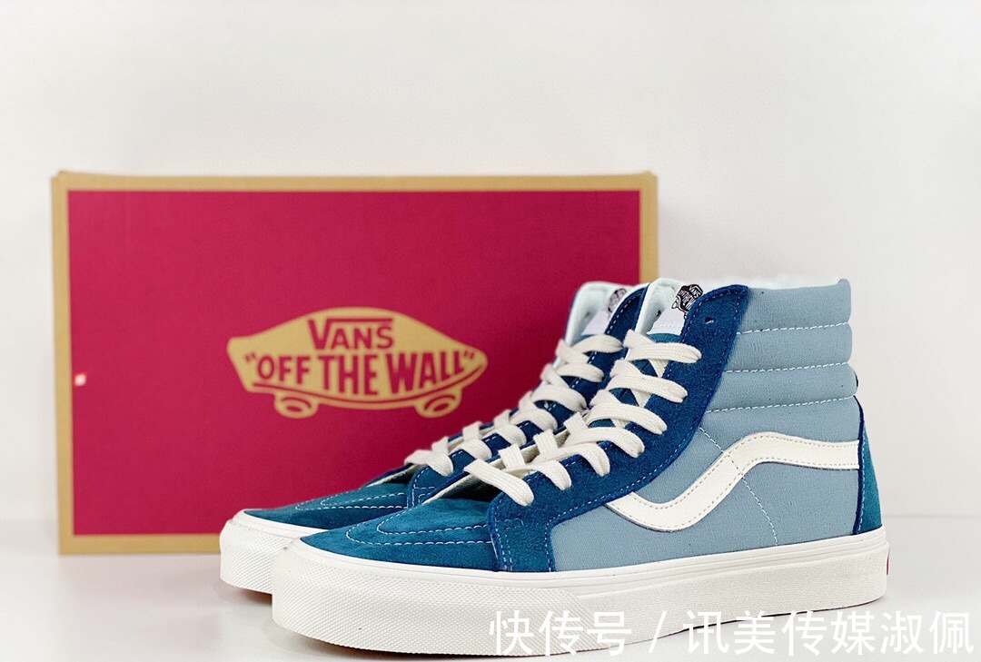 帆布鞋|Vans SK8-Hi Vault OG 牛仔蓝高帮帆布鞋