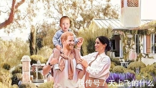 戴妃|梅根一家四口漫画照出炉！莉莉小公主成英女王软肋，继承梅根美貌