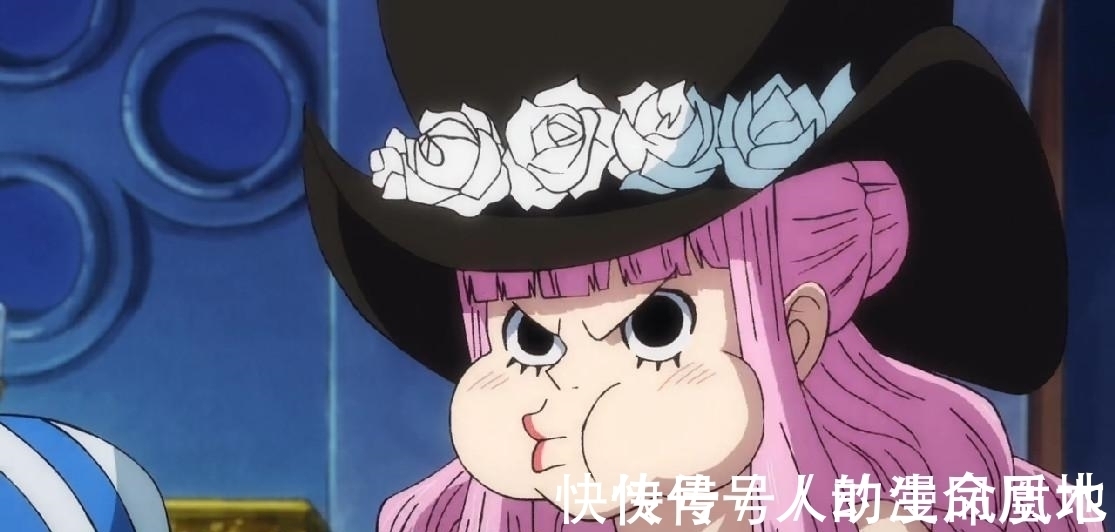 鹰眼|海贼王917集:古灵精怪的佩罗娜登场,不戴帽子的模样超好看!