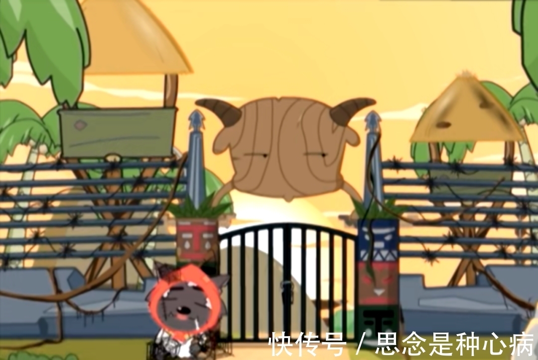 灰太狼|喜羊羊与灰太狼中最初喜欢玩的一个梗，蜗牛是慢羊羊永远的对手