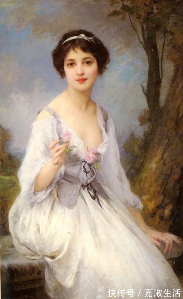 画家#法国画家查尔斯笔下风华绝代的仙女,太美了!