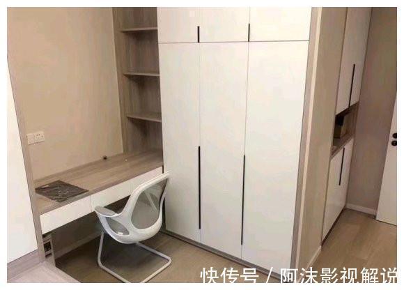 北欧风|63平北欧风完工，全屋定制柜子，板材是兔宝宝的