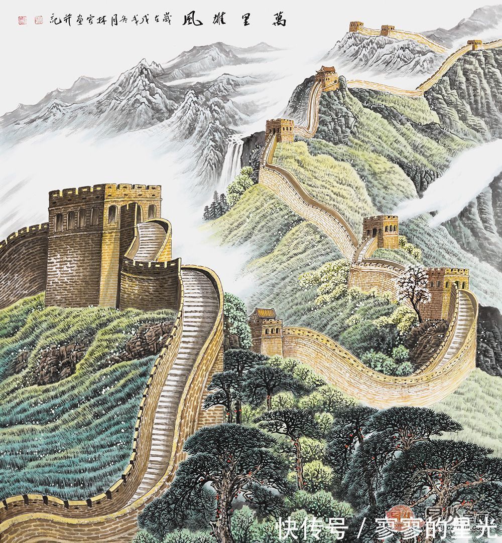 山水画&李林宏山水画 气韵流畅 给人以自然之韵人文之美