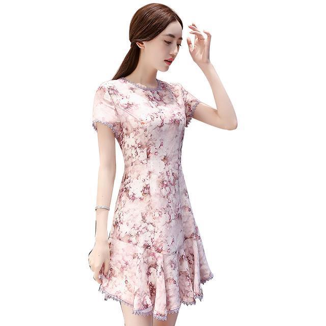 印花裙|复古旗袍改良连衣裙,中国风绝对让你美出新高度