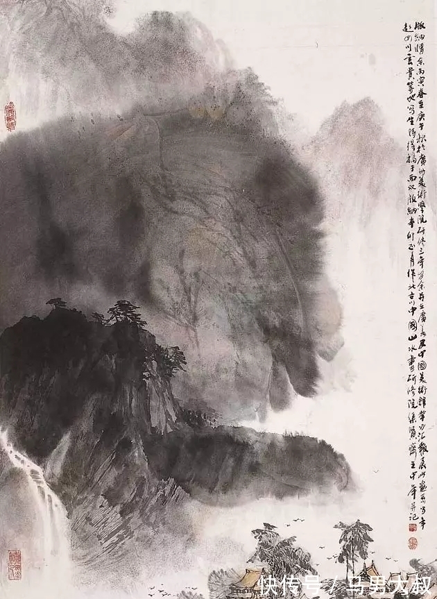 山水画&国画家|观王中年先生的山水画,有身临其境之感