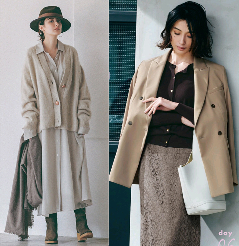 搭配|突然降温怎么穿?毛衣+不同裙子的搭配思路,适合40岁女人穿