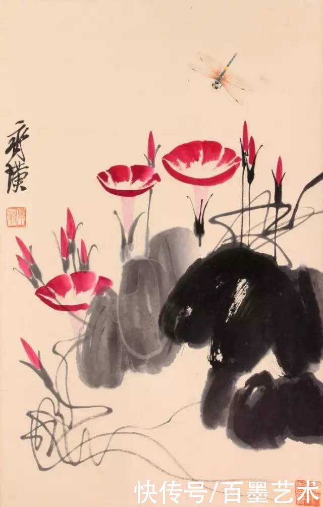 蝴蝶|齐白石草虫图200张,他把草虫画活了