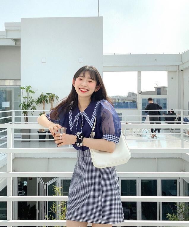 春日|韩国ins时尚博主的清爽穿搭 春日里的元气搭配look