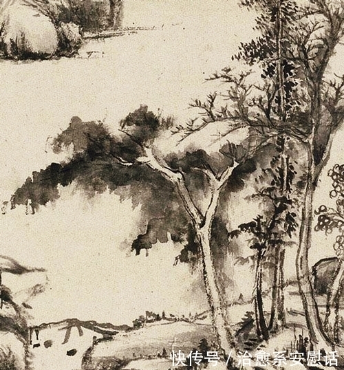 山水#描绘无人之境,董其昌绘《空山清凉》